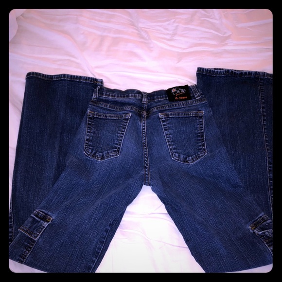 !it jeans Denim - Gently worn dark denim IT jeans with side pockets